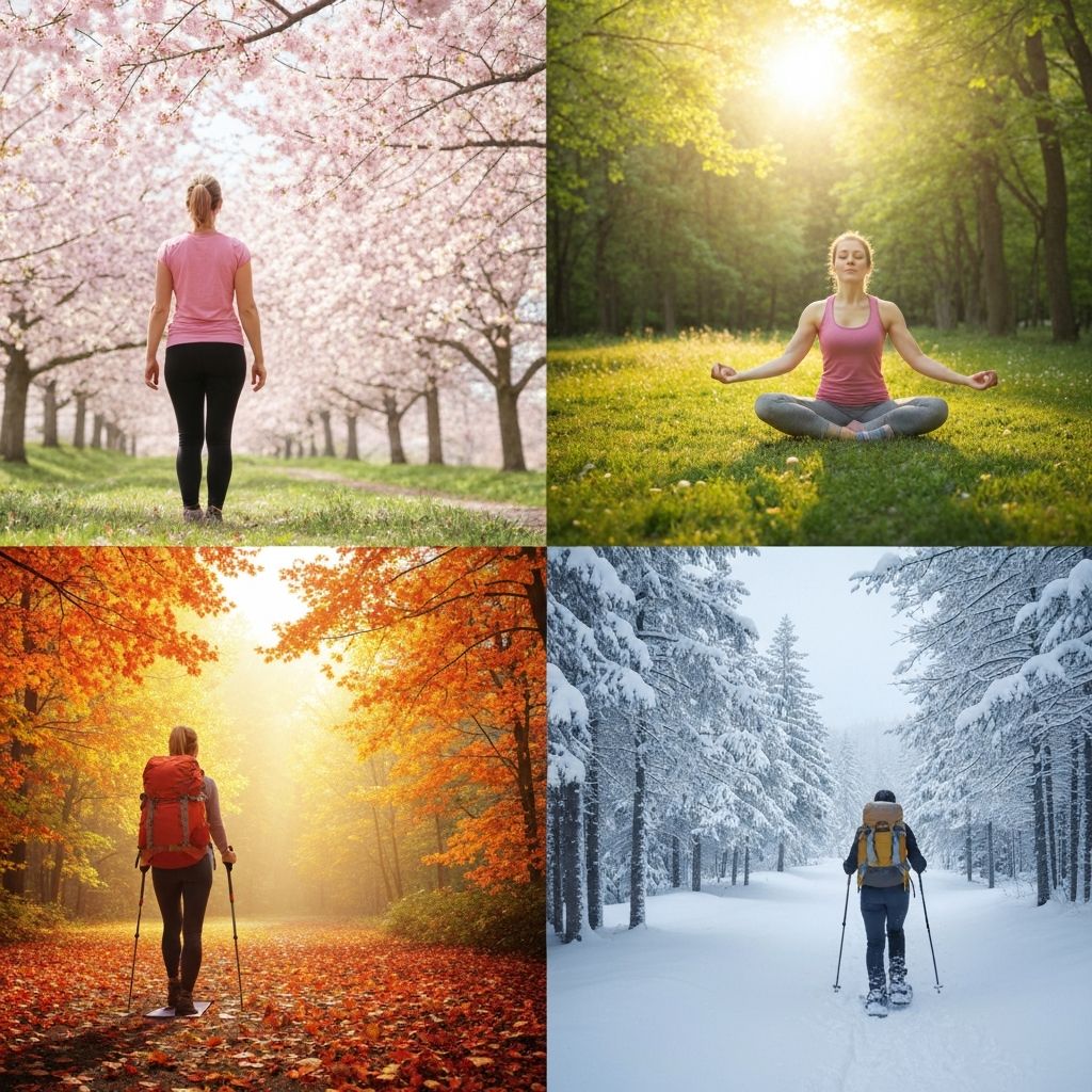 Four seasons landscape